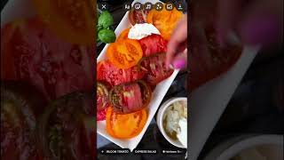 The Best Heirloom Tomato Caprese Salad in 5 Minutes [upl. by Rehptosirhc158]