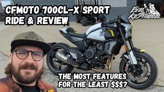 CFMoto 700CLX Sport Ride amp Review [upl. by Jelks]