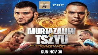 MURTAZALIEV VS TSZYU IBF CHAMPIONSHIP RUSSIAN AGAINST AUSTRALIAN [upl. by Davin]