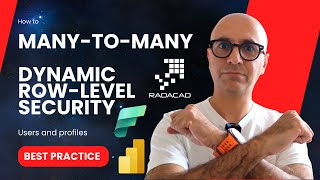 Dynamic Row Level Security in Power BI with Many to many Best Practice [upl. by Aremat]