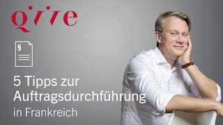 5 Tipps zur Durchführung von Aufträgen in Frankreich  Qivivecom [upl. by Packton]