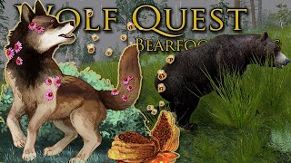 A DEADLY DUEL with a Grizzly Bear 🐺 Wolf Quest Bearfoot Wolves • 50 [upl. by Horn]