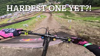 2024 VAL DI SOLE UCI DH Track Preview Gnarliest Course Yet [upl. by Aramoix48]