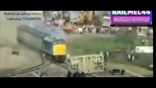 46009 on BBC News with the Nuclear Flask Train Crash Test 1984 Scientists proving the safety [upl. by Eltsyrhc]