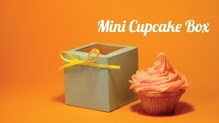 How to  Mini Cupcake Boxes DIY [upl. by Cawley422]