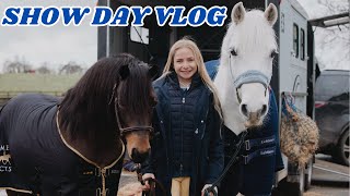 SHOW DAY VLOG  JUMPING WITH THE PONIES [upl. by Nonnaer]