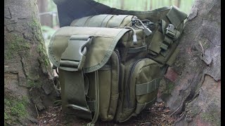 G4Free Tactical Messenger Bag EDC Sling Pack As Good As Maxpedition Versipack [upl. by Dominga]