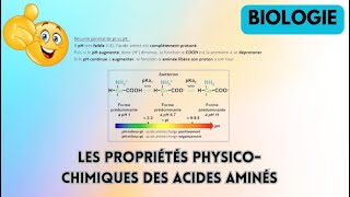 les propriétés physicochimiques des acides aminés biologie biochimie [upl. by Annek]