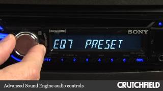 Sony CDXGT570UP CD Receiver Display and Controls Demo  Crutchfield Video [upl. by Riada]