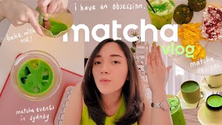 MATCHA VLOG 🍵 matcha latte recipe bake with me 👩🏻‍🍳 matcha tasting workshop [upl. by Inej460]