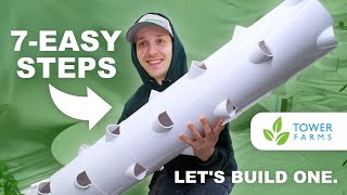 How To Build A Tower Garden amp Tower Farm FLEX [upl. by Nakre37]