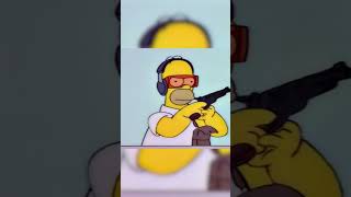 Homer At Shooting Range thesimpsons simpsons shorts [upl. by Asetal145]