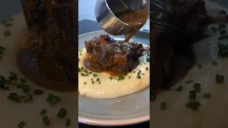 Souris d’agneau confite purée de pomme de terre 🥔 crème de truffe à ma façon vite fait bien fait [upl. by Pier]