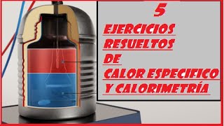 3 EJERCICIOS RESUELTOS DE CALOR ESPECIFICO Y CALORIMETRIA  FÍSICA SE SERWAY CAPITULO 20 Ejer 12y3 [upl. by Eelrahc773]