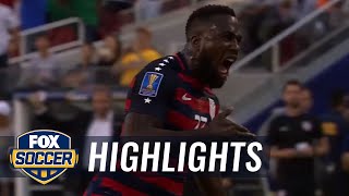 Jozy Altidore free kick goal puts USA in front vs Jamaica  2017 CONCACAF Gold Cup Highlights [upl. by Aihtekal]