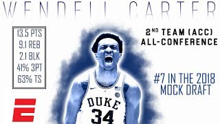 Wendell Carter Jrs 2018 NBA Draft Scouting Video  DraftExpress  ESPN [upl. by Other]