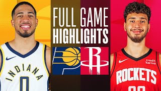 PACERS at ROCKETS  FULL GAME HIGHLIGHTS  December 26 2023 [upl. by Ebanreb]