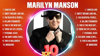 Marilyn Manson Top Of The Music Hits 2024  Most Popular Hits Playlist [upl. by Meara]