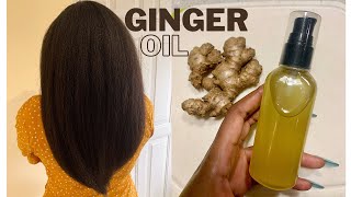 How To Make GINGER OIL For HAIR GROWTH amp Healthy Scalp  Grow Long amp Thick Hair [upl. by Odlabu875]