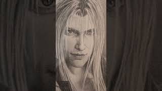 how to draw sephiroth from final fantasy 7 finalfantasy7sephiroth [upl. by Tanberg]