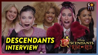 Descendants The Rise of Red Cast Reenact Getting the Role amp Share First Descendants Memories [upl. by Nofpets744]