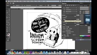 Photoshop for Screen Printing  Converting to Vector [upl. by Nednyl]