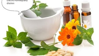 Electro Homeopathy Dilution and Potency [upl. by Aihsad]