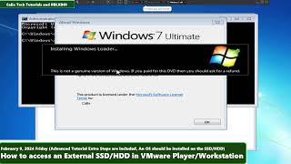 How to use a Physical HDD using VMware PlayerWorkstation [upl. by Haroppizt]