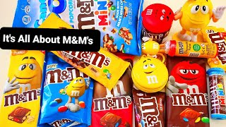 New MampMs candy Snack popcorn mampms cookie bars crispy pack mampm minis mampms peanut bar [upl. by Nailil416]