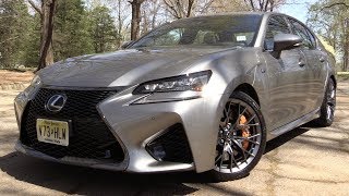 2017 Lexus GS F Start Up Road Test amp In Depth Review [upl. by Filide317]