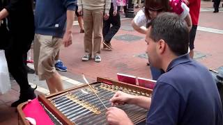 Cimbalom Music played by Miroslav Vavák in Grafton St Dublin Ireland [upl. by Chalmer329]