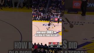 D’Angelo Russell sets SeasonHigh in Assists vs Trail Blazers lakers [upl. by Cadmar]