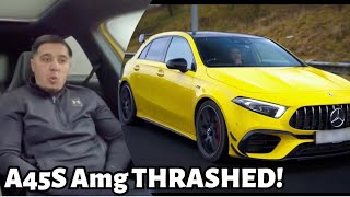 DRIVE IT LIKE ITS STOLEN… A45S AMG FULL SEND [upl. by Nytsirk]