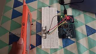 Interfacing HCSR04 Ultrasonic Sensor module with STM32F407 Discovery Board [upl. by Monro]