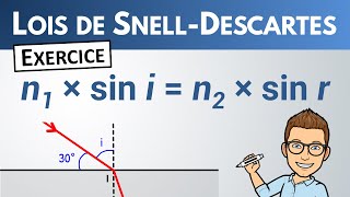 Utiliser les lois de SNELLDESCARTES ✏️ Exercice  Seconde  PhysiqueChimie [upl. by Yrehcaz]