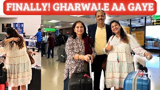 Finally Gharwale Aa Gaye  India to US travel  Albeli Ritu [upl. by Mooney799]