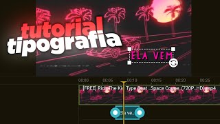 COMO FAZER UMA TIPOGRAFIA  LYRIC VÍDEO NO CELULAR [upl. by Vieva]