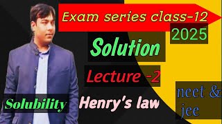 Solution विलयन। Class12 Neet amp IIT JEE [upl. by Spindell83]