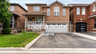 22 Roxton Crescent Brampton [upl. by Ferri]