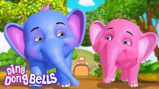 Ek Mota Hathi  एक मोटा हाथी  Hindi Rhyme For Children l Hindi Rhymes For Kids ‎kidschannelindia [upl. by Yedorb]