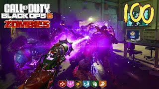 🔴BLACK OPS 6 ZOMBIES TERMINUS ROUND 100 SOLO CHALLENGE  RACE TO PRESTIGE MASTER [upl. by Arsuy538]