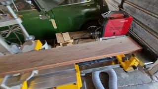 Using the Dewalt drop saw [upl. by Laureen923]