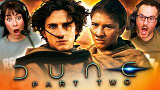 DUNE PART TWO 2024 MOVIE REACTION First Time Watching  Timothée Chalamet  Zendaya  Review [upl. by Stephani442]