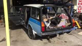 Hillman Hunter Safari Wagon SR20 engine conversion [upl. by Aniloj68]