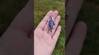 Charoite Pendant [upl. by Ydarb]