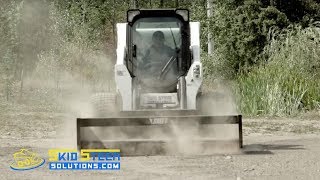 1 Selling Box Grader Attachment for Skid Steer Loaders  Demonstration [upl. by Saylor]