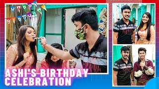 Ashi Singh New Yasmine Birthday Celebration On Aladdin Set  Ft Siddharth Nigam [upl. by Avram]