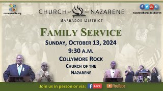 Nazarene Barbados District Family Service Quarterly  October 13 2024 [upl. by Blakelee13]