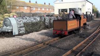 Steam on the Romney Hythe amp Dymchurch Railway The Bug [upl. by Estelle]