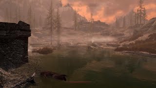 Skyrim  Investigate the Area North of Mistwatch  4K [upl. by Eesac]